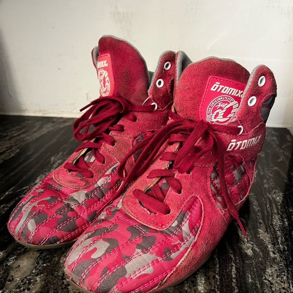 Otomix Pink Camo High-Top Boxing/Workout Shoes